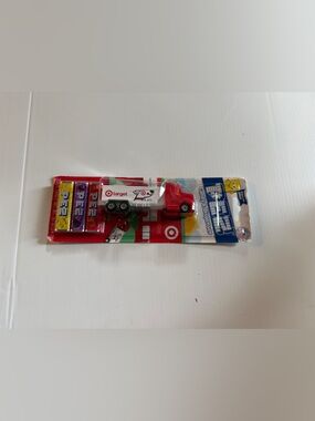 Target Red and White Toy Delivery Truck with PEZ Set